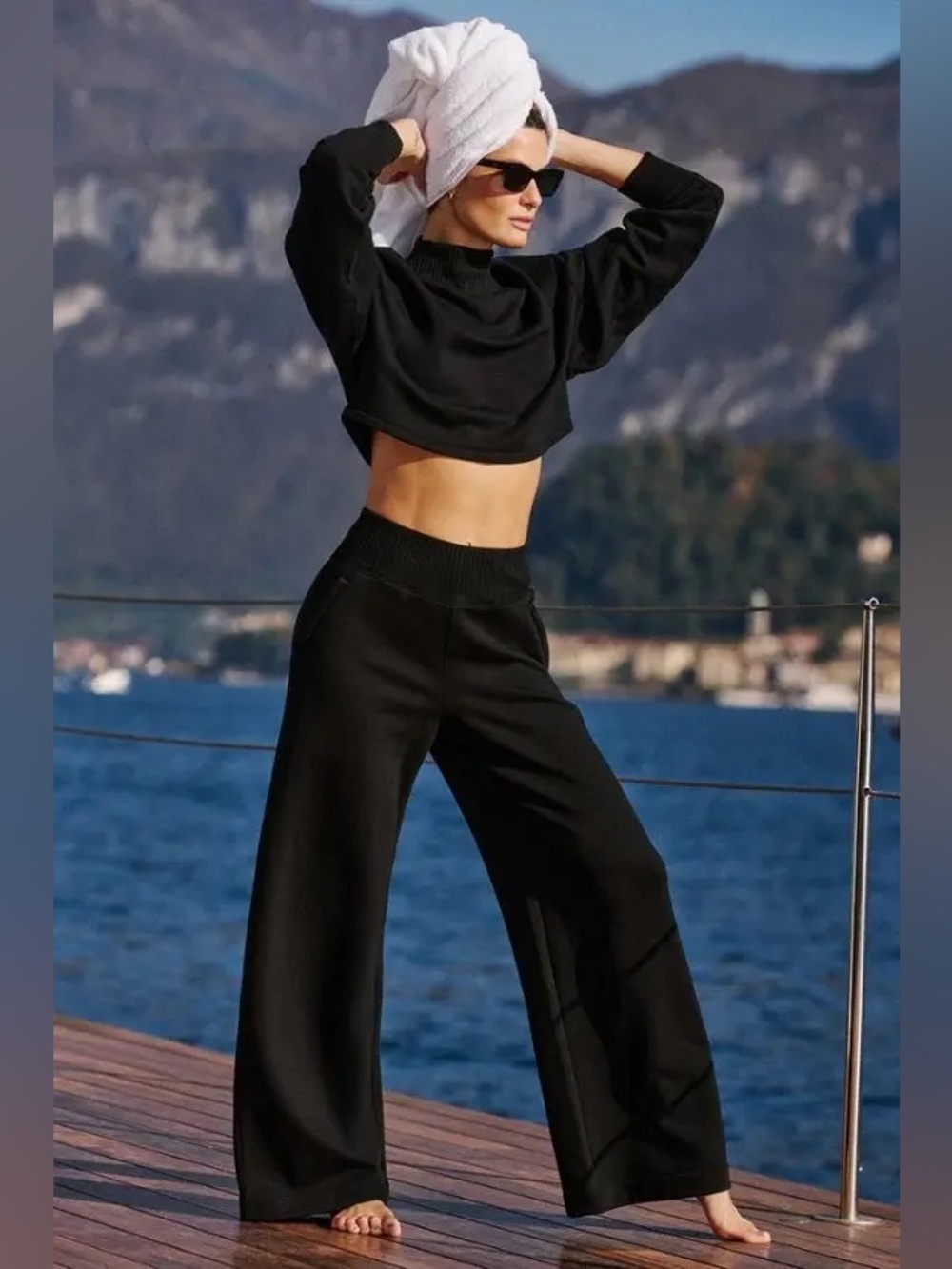 ALO Yoga Serenity Wide Leg Sweatpant